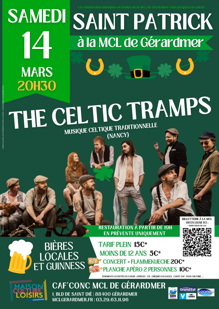 Saint Patrick MCL 14 mars 2026