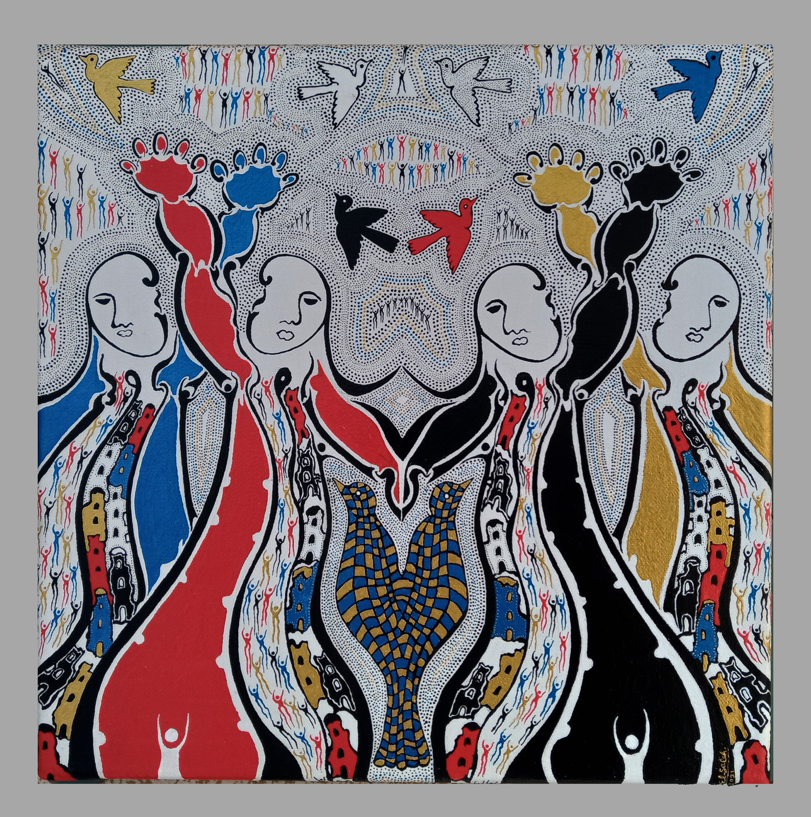 Séparation 30 x 30 cm