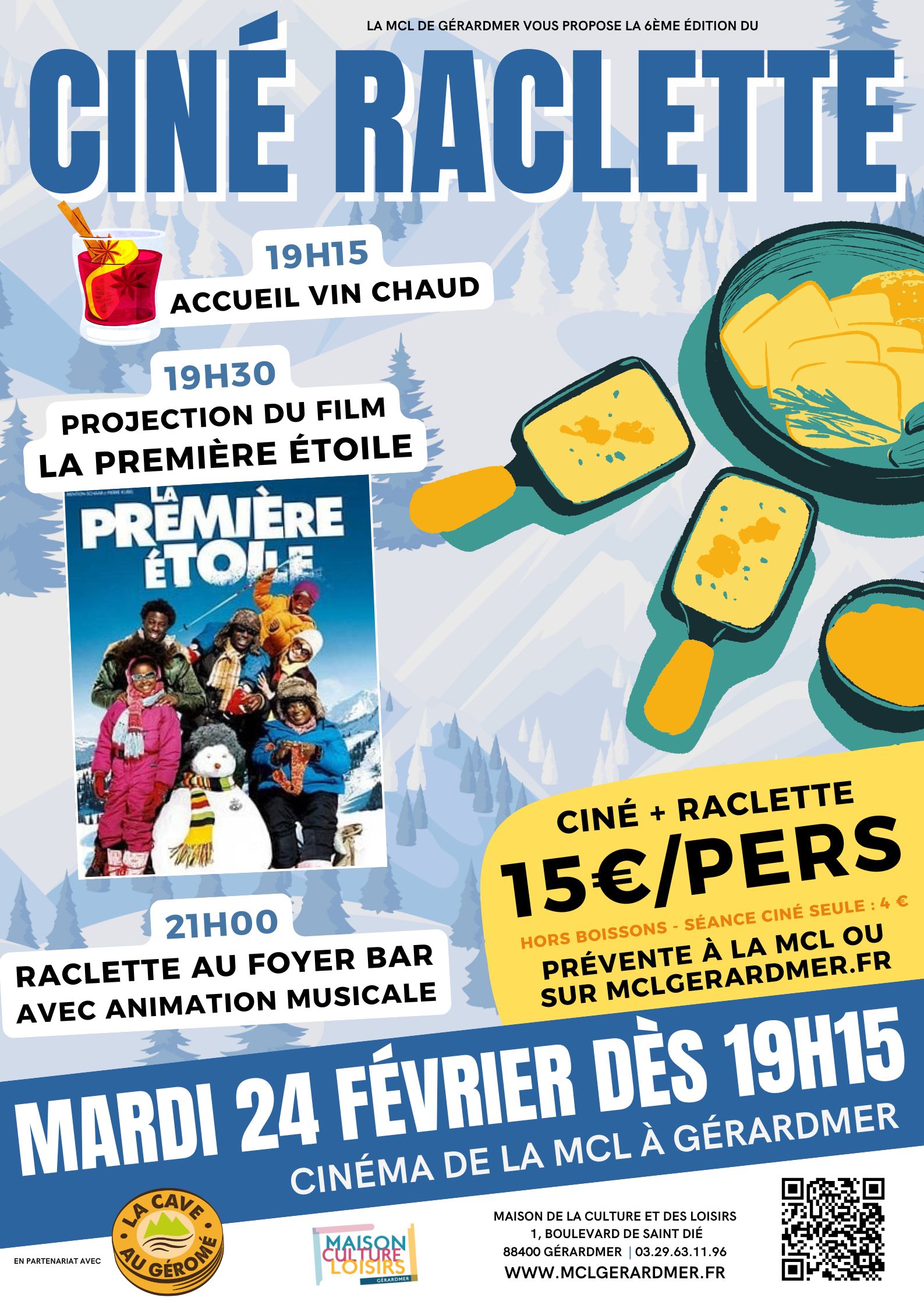 Ciné raclette 18 février 25